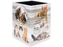 HERMA Papierkorb Katzen 15 l, Gelb
