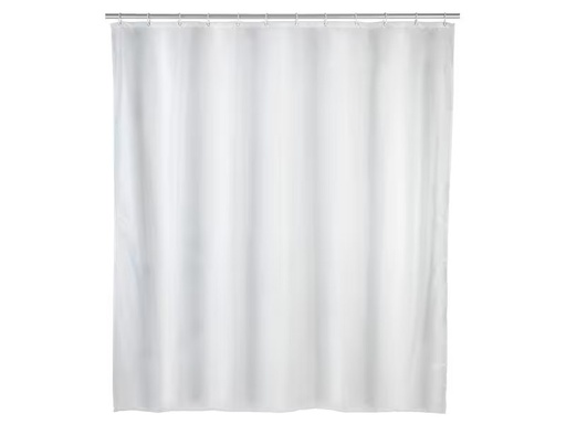 [90296261 1565697] Wenko Duschvorhang Uni 240 x 180 cm, Weiss