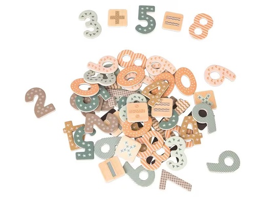 [90296262 1545900] Spielba Holzspielwaren Zahlen magnetisch 60 Stk.
