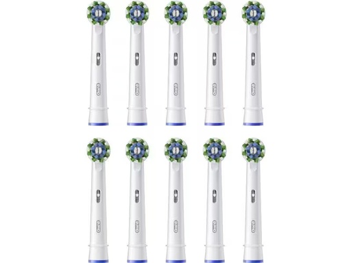 [90296281 1548734] Oral-B Zahnbürstenkopf CrossAction 10 Stück, Weiss