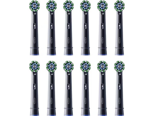 [90296570 1548730] Oral-B Zahnbürstenkopf CrossAction 1 Stück, Schwarz