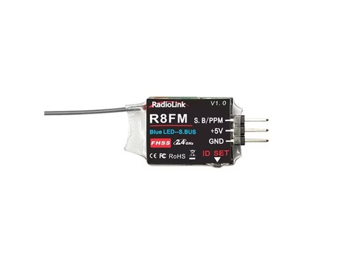 [90296628 1572361] RadioLink Empfänger R8FM mini S.BUS 8-Kanal