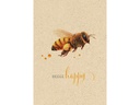 Natur Verlag Motivkarte Bee Happy 17.5 x 12.2 cm