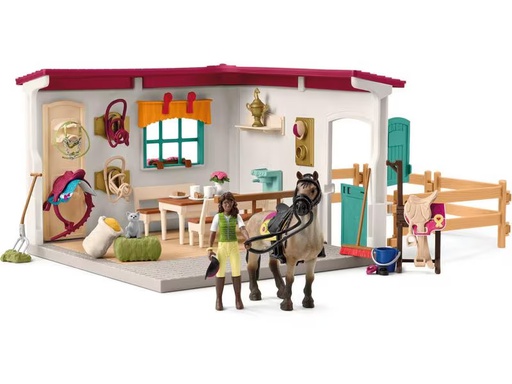 [90296676 1450893] Schleich Spielfigurenset Horse Club Sattelkammer