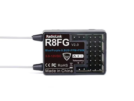 [90296734 1572360] RadioLink Empfänger R8FG mit Gyro 8-Kanal