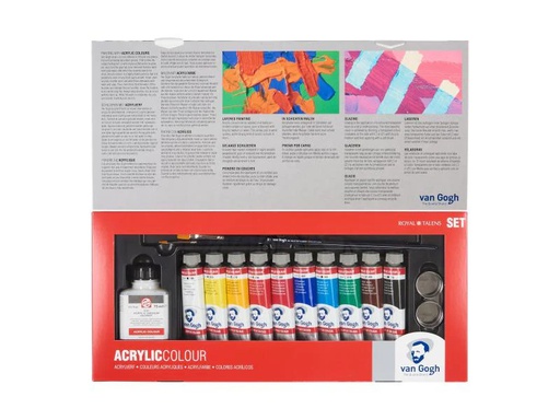 [90004924 995786] Van Gogh Acrylfarbe Kombi-Set, 40 ml, Mehrfarbig