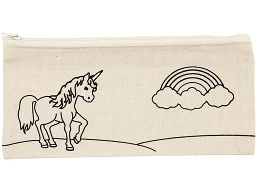 [90296860 1557044] Creativ Company Etui Einhorn 21 x 9 cm