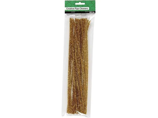 [90296915 1557013] Creativ Company Chenilledraht 6 mm, 24 Stück, Gold