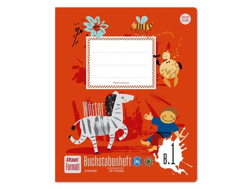 [90297173 1530972] Formati Schulheft Druckschrift B.1, 19.5 x 24 cm, Liniert