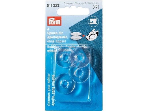 [90049528 1174942] Prym Nähspule Ø 2 cm Apollogreifer, 4 Stück