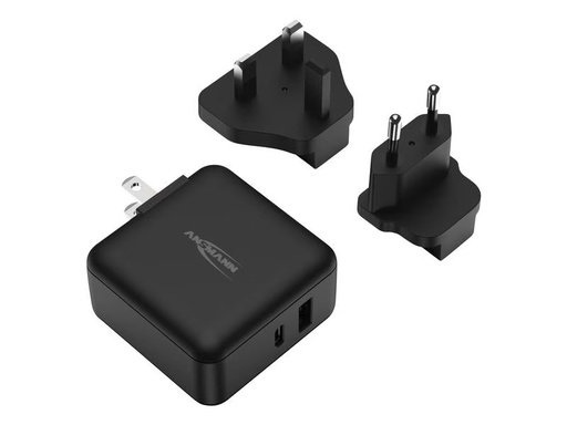 [90297641 1538056] Ansmann USB-Wandladegerät Travel Charger TC230PD 2x USB-A/C, 30 W