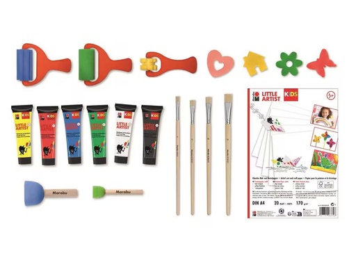 [90297712 1545257] Marabu Bastelfarbe Kids Power Paint Box 6 x 36 ml