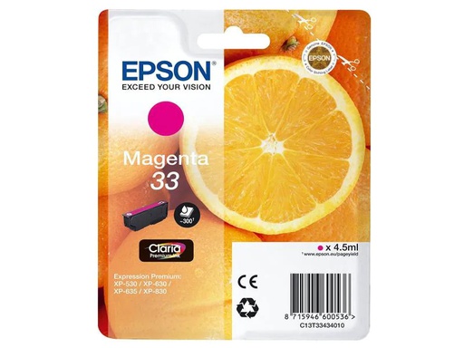 [90049548 630029] Epson Tinte T33434012 Magenta