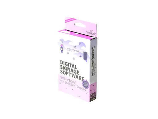 [90297733 1563228] revolutionSCREEN AG Digital Signage Software 1 Jahr
