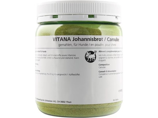 [90298043 1568303] Vitana Hunde-Nahrungsergänzung Johannisbrot, 410 g