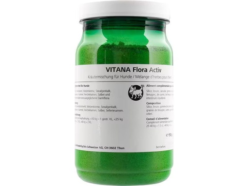 [90298348 1568299] Vitana Hunde-Nahrungsergänzung Flora Activ, 150 g
