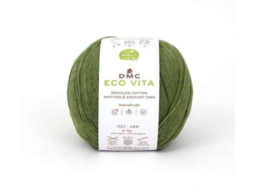 [90298416 1557257] DMC Wolle Eco Vita 100 g, Grasgrün