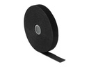 Delock Klettband-Rolle 10 m x 20 mm Schwarz