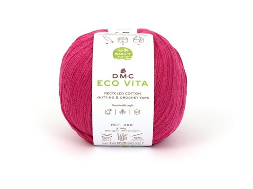 [90298500 1557273] DMC Wolle Eco Vita 100 g, Pink