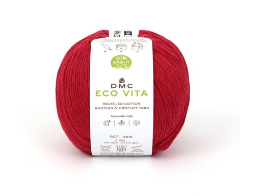 [90298533 1557277] DMC Wolle Eco Vita 100 g, Rot