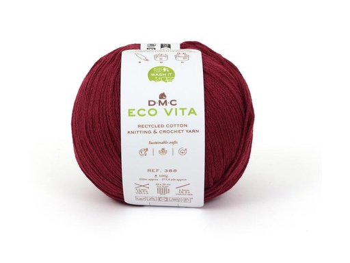 [90298562 1557258] DMC Wolle Eco Vita 100 g, Kaminrot