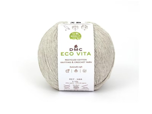 [90298566 1557260] DMC Wolle Eco Vita 100 g, Hellbeige