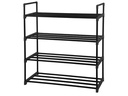 Schou Schuhregal 65 x 29 x 74 cm, Schwarz
