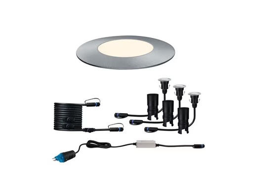 [90298883 1340169] Paulmann Gartenspot Plug &amp; Shine Floor Mini 95° 3000 K, Basisset