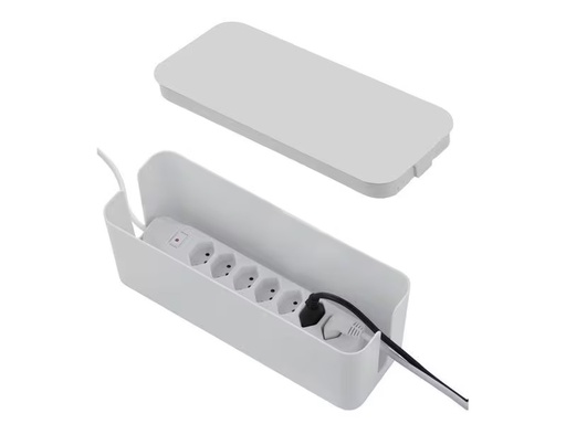[90298993 1548548] Schönenberger Kabelbox mit Steckerleiste 7x T13, Weiss