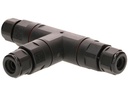 Max Hauri Verbindungsmuffe T-Stück IP68, 6.5 - 11 mm, Schwarz