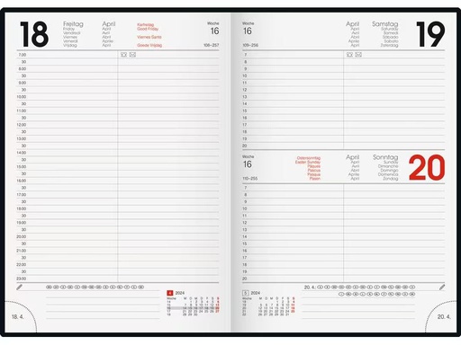 [90299090 1380943] Stewo Geschäftsagenda Diary Square 2024, Blau
