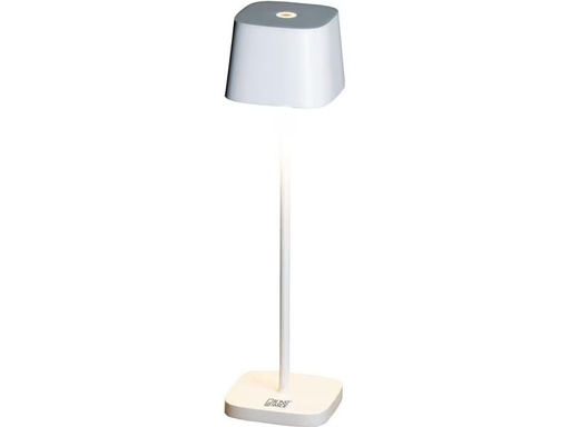 [90299104 1567006] Konstsmide Akku-Tischleuchte Capri Mini USB, 2200-3000K, 2.2 W, Weiss