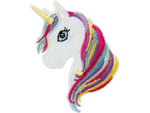 [90299118 1570239] Mono-Quick Aufbügelbild Einhorn 1 Stück
