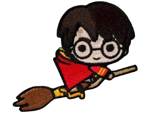 [90299128 1570217] Mono-Quick Aufbügelbild Harry Potter auf dem Besen 1 Stück