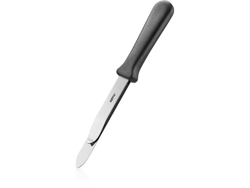 [90299243 1526572] GEFU Tortenringmesser Tondo Schwarz/Silber