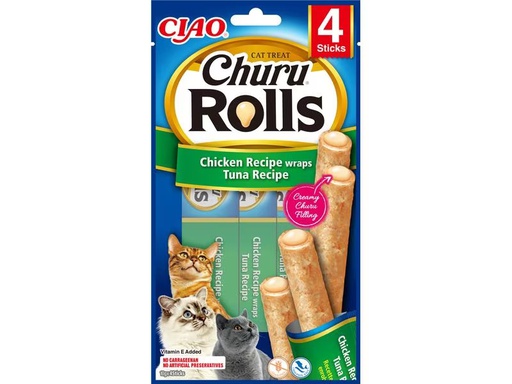 [90299274 1571730] CIAO Churu Katzen-Snack Rolls Thunfisch &amp; Huhn, 40 g