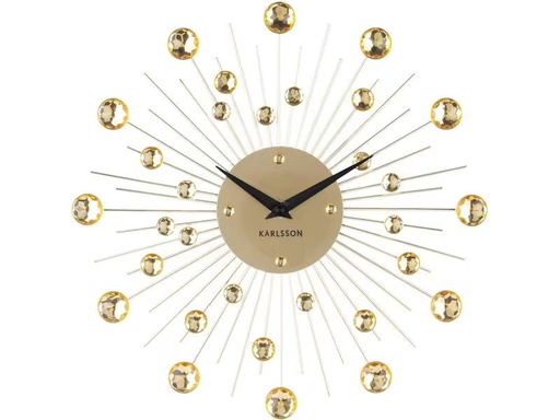 [90299311 1562564] KARLSSON Wanduhr Sunburst Medium Ø 30 cm, Gold