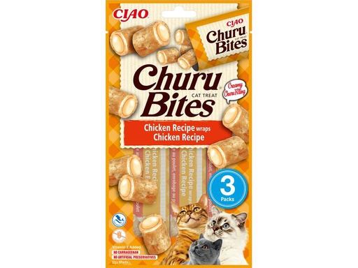 [90299321 1571729] CIAO Churu Katzen-Snack Bites Huhn, 3 x 10 g