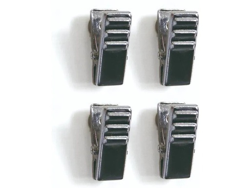 [90049734 894684] Trendform Haftmagnet CLIPPER  Schwarz, 4 Stück