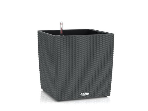 [90049758 412046] Lechuza Blumentopf Cube Cottage 40 Anthrazit
