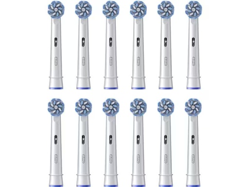 [90299848 1548732] Oral-B Zahnbürstenkopf Sensitive Clean 12 Stück, Weiss