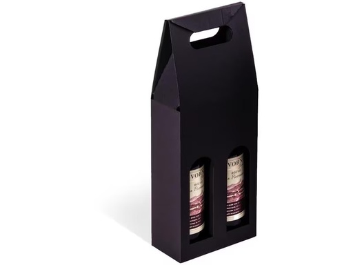 [90299903 1572037] Brieger Flaschentasche  Wein Ligne Noire Schwarz