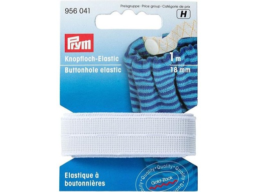 [90300135 1575997] Prym Elastikband Weiss, 1 m x 18 mm