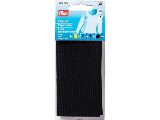 [90300151 1575983] Prym Flickstoff Schwarz, 12 x 45 cm