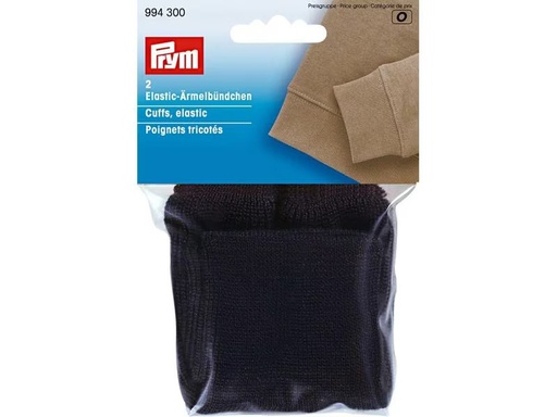 [90300201 1575967] Prym Elastikband Ärmelbündchen Schwarz, 9 cm