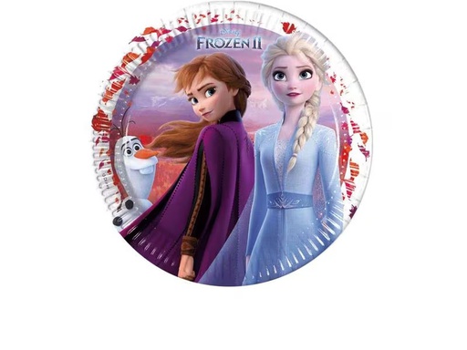 [90300205 1565322] Amscan Einwegteller Disney Frozen 8 Stück