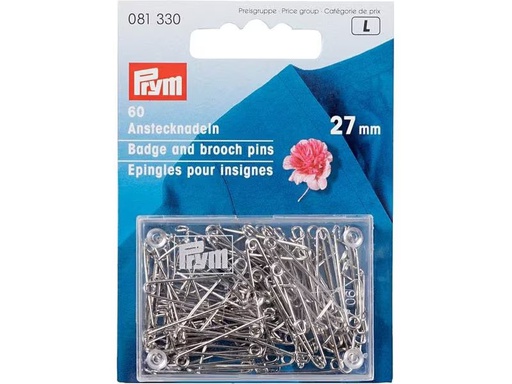 [90300291 1575926] Prym Stecknadel Silber, 27 mm