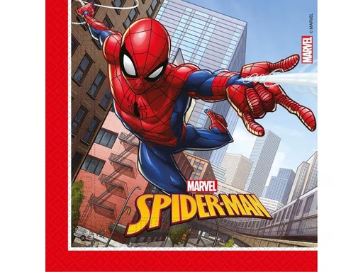 [90300309 1565375] Amscan Papierservietten Marvel Spiderman 20 Stück