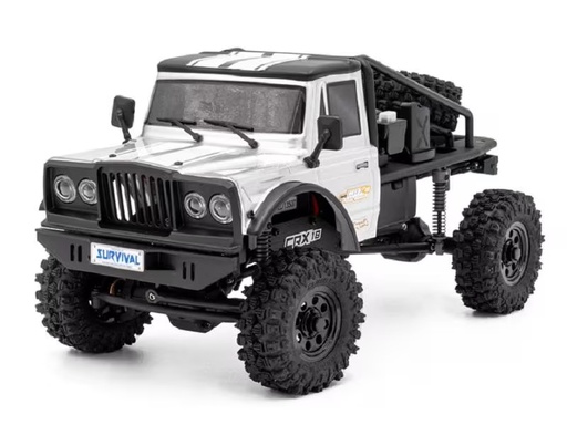 [90300334 1578702] Hobbytech Scale Crawler CRX18 Flat Cage 4WD Silber, RTR, 1:18