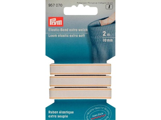 [90300410 1575969] Prym Elastikband Weiss, 2 m x 10 mm